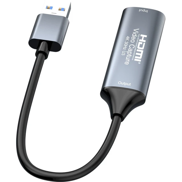 PremiumCord HDMI capture/grabber USB-A šedý - Záznamová zařízení - Obrázek MH8L000K01