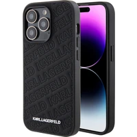 Karl Lagerfeld PU Quilted Pattern kryt iPhone 15 Pro Max černý - Pouzdra