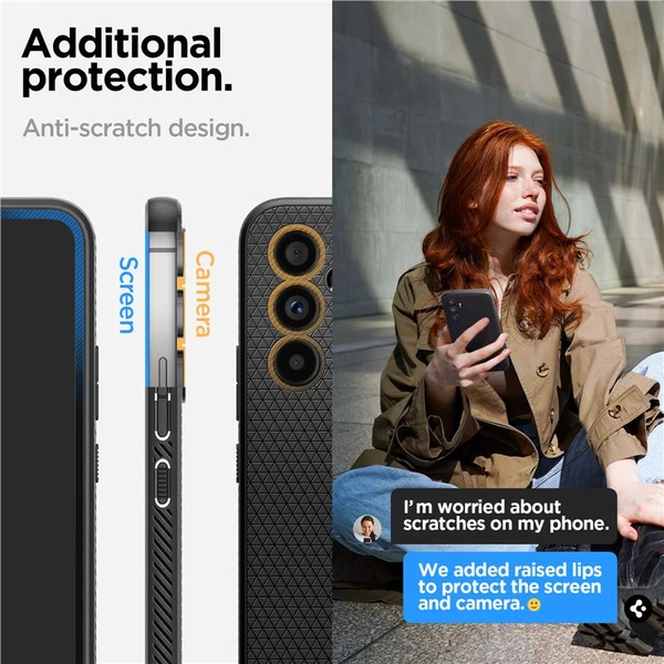 Spigen Liquid Air kryt Samsung Galaxy A54 5G černý - Pouzdra - Obrázek MHLN100501