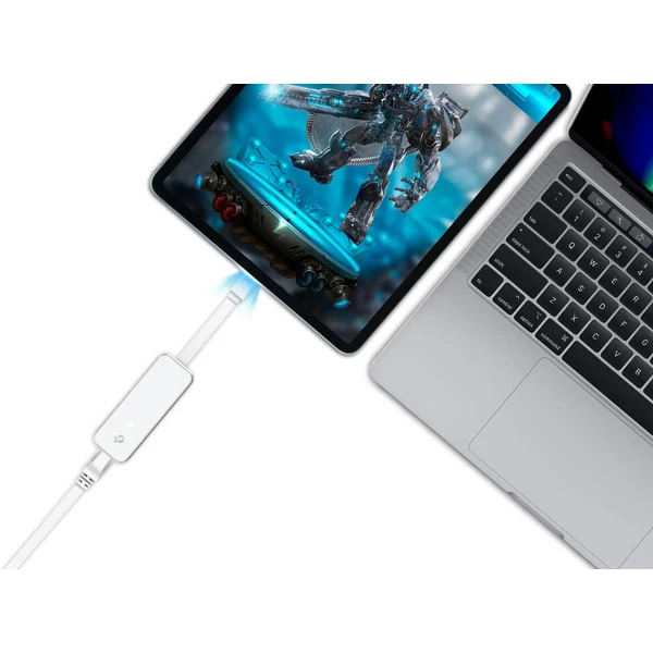 TP-LINK UE300C adaptér USB-C na Ethernet, bílý - Síťové adaptéry - Obrázek MIGFF00101