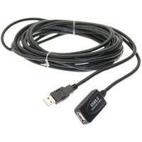 PremiumCord USB-A/USB-A prodlužovací kabel 5m černý - Kabely a redukce
