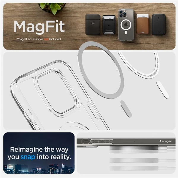 Spigen Ultra Hybrid Mag kryt iPhone 14 Pro Max bílý - Pouzdra - Obrázek MK1H300401