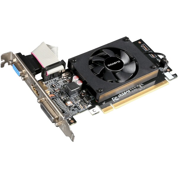 GIGABYTE NVIDIA GeForce GT 710 Ultra Durable 2 2GB (GV-N710D3-2GL) Černá