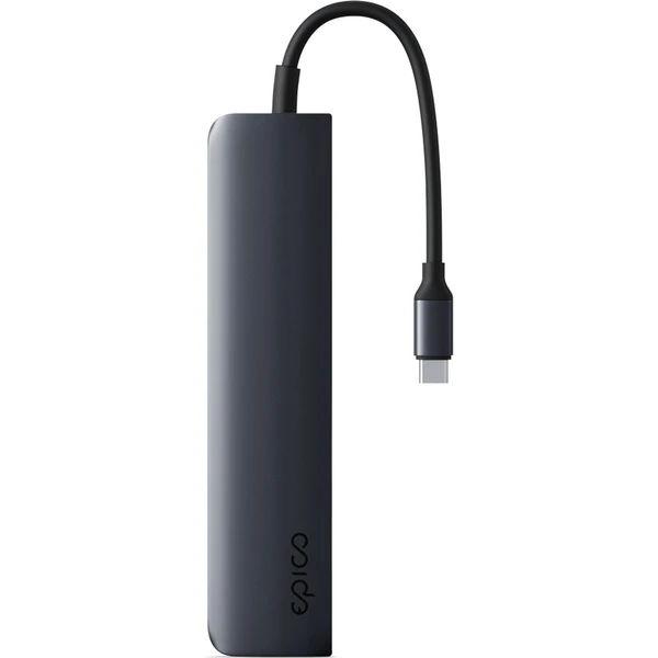 iWant by Epico 6v1 hliníkový hub 8K s USB-C temně inkoustový - USB huby - Obrázek MKEK000K01