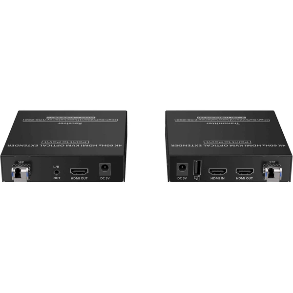 PremiumCord Optický HDMI KVM extender 4K@60Hz 4:4:4 až na 40km - Ostatní - Obrázek MKNF000K01