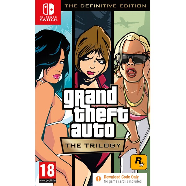 Grand Theft Auto: The Trilogy The Definitive Edition (Code in Box)