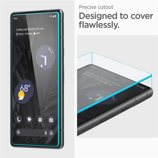 Spigen Glass AlignMaster 2 Pack tvrzené sklo pro Google Pixel 7a čiré - Ochranné folie a skla - Obrázek MMV1000701