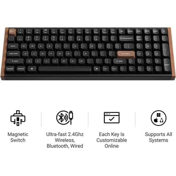 Keychron K4 HE herní klávesnice (US) černá - Klávesnice - Obrázek MNIG000K01