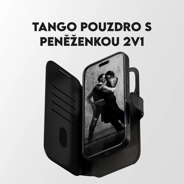 PanzerGlass® CARE Tango 2v1 Wallet pouzdro s MagSafe Apple iPhone 17 Pro Max černé - Pouzdra - Obrázek MOEH000K01