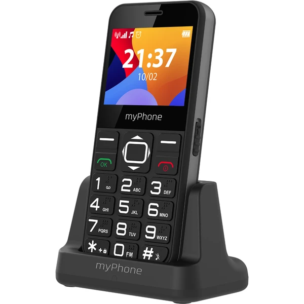 myPhone Halo 3 Senior s nabíjecím stojánkem černý - Mobilní telefony - Obrázek MORE300401