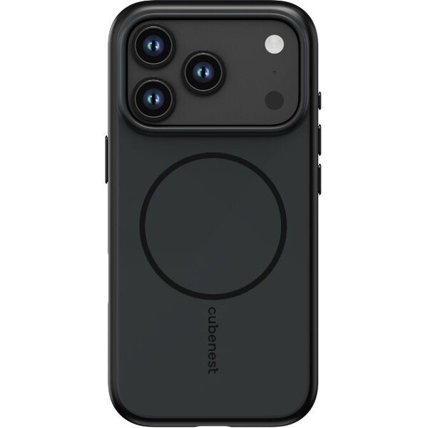 Cubenest Matte MagSafe kryt iPhone 17 Pro černý
