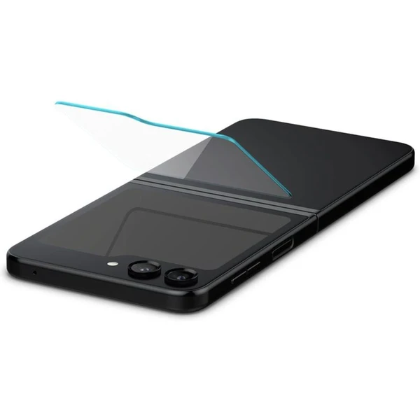 Spigen Glass tR EZ Fit Cover 2 Pack tvrzené sklo Samsung Galaxy Z Flip5 - Ochranné folie a skla - Obrázek MPJ6G00101