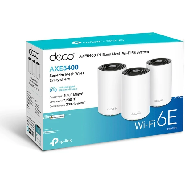 TP-Link Deco XE75 Mesh systém 3ks - Mesh systémy - Obrázek MPMC300401