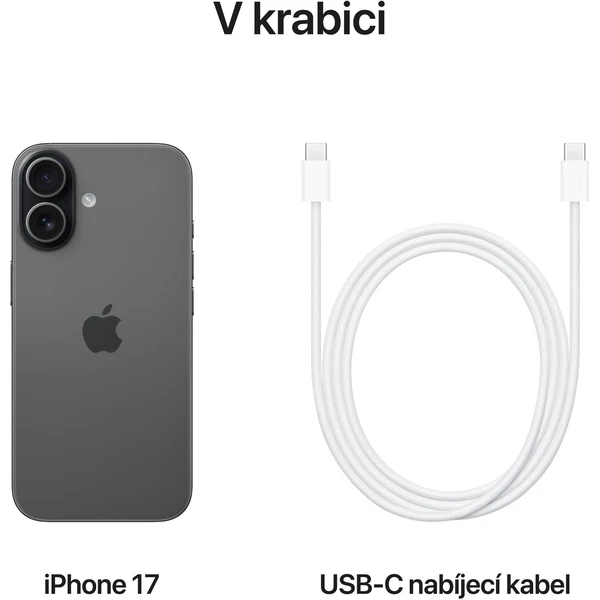 Apple iPhone 17 256GB černý - Mobilní telefony - Obrázek MPMH000K01