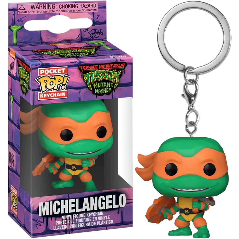 Funko POP! Keychain: TMNT Mutant Mayhem - Michelangelo