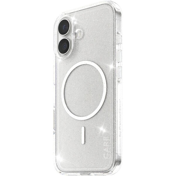 PanzerGlass® CARE Star Lit kryt s MagSafe Apple iPhone 17 třpytivý/bílý