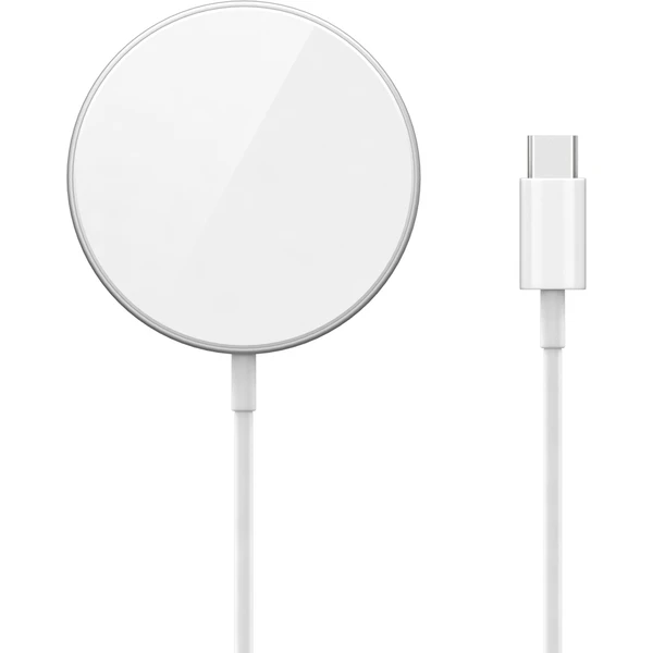iWant MagSafe iPhone nabíječka + 20W USB-C adaptér stříbrná - Nabíječky - Hlavní obrázek