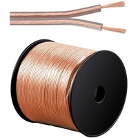 PremiumCord 2x 0,75mm2 kabel na propojení reprosoustav 100m měděný - Kabely a redukce