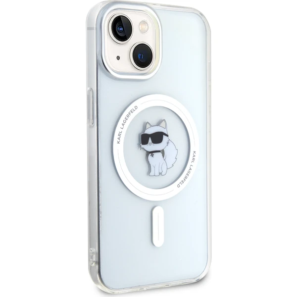 Karl Lagerfeld IML Choupette MagSafe kryt iPhone 15 čirý - Pouzdra - Obrázek MSI8000601
