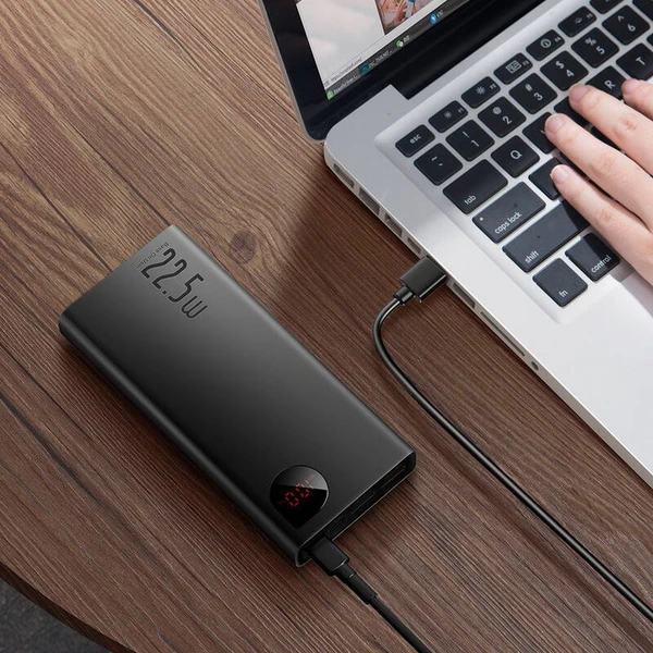Baseus Adaman Metal 20000mAh, 22,5W černá - Powerbanky - Obrázek MTHL000K01