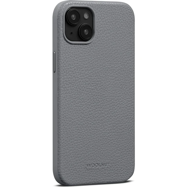 Woolnut MagSafe kožený kryt pro iPhone 15 Plus šedý - Pouzdra - Obrázek MU00000L01