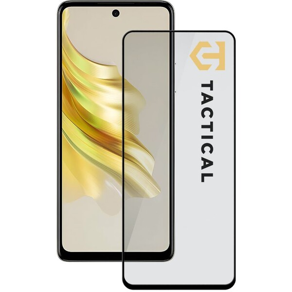Tactical Glass Shield 5D sklo pro Tecno Spark 20 Pro černé