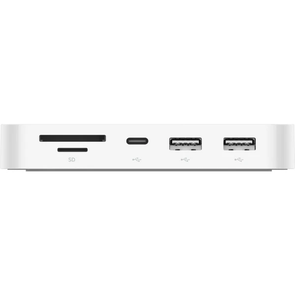 Belkin Connect USB-C 6v1 Multiport Hub s držákem bílý - Dokovací stanice - Obrázek MUDWF00101