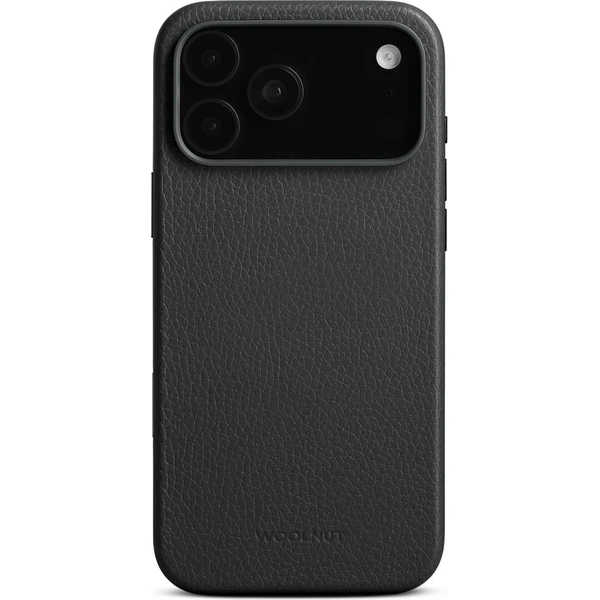 Woolnut MagSafe kožený kryt iPhone 17 Pro Max černý - Pouzdra - Obrázek MULH000K01