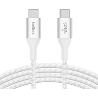 Belkin BOOST CHARGE odolný USB-C kabel (240W) 2m, bílý - Kabely