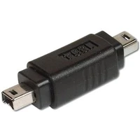 PremiumCord FireWire 4pin/FireWire 4pin redukce černá - Kabely a redukce