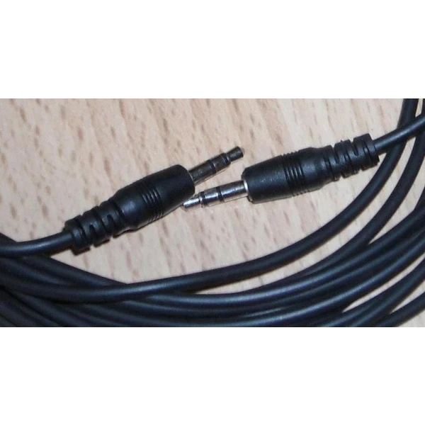PremiumCord 3,5mm/3,5mm propojovací kabel 5m černý - Kabely a redukce - Obrázek MVSU000501