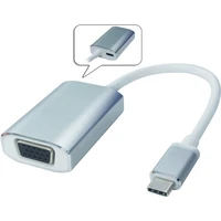 PremiumCord USB-C/VGA redukce 0,2m stříbrná - Kabely a redukce