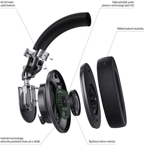 LAMAX HighComfort ANC - Sluchátka - Obrázek MWJ7100501