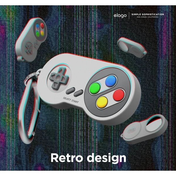 ELAGO W5 GamePad pouzdro pro Apple AirTag šedé - Pouzdra - Obrázek MXEM100501