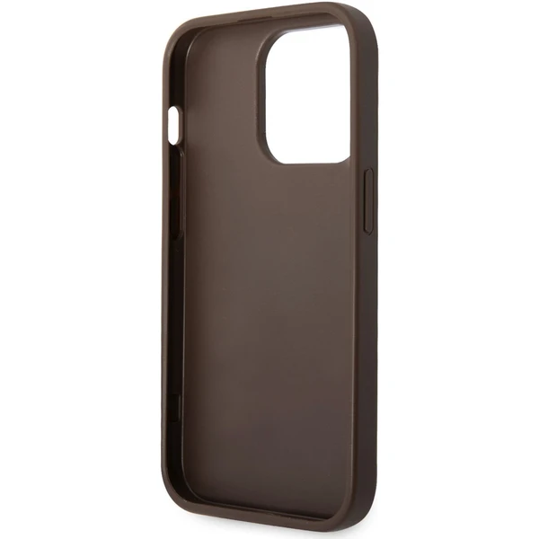 Guess PU 4G Metal Logo kryt iPhone 15 Pro Max hnědý - Pouzdra - Obrázek MXK8000601