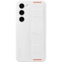 Samsung Silicone Grip Case Galaxy S23 white - Pouzdra