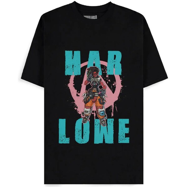 Tričko Borderlands 4 - Harlowe S Černá