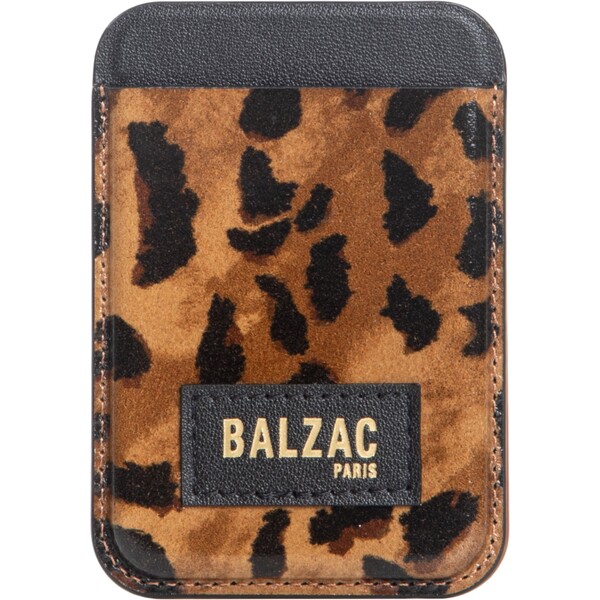 Native Union x Balzac Cheetah Cappuccino Card Holder MagSafe peněženka