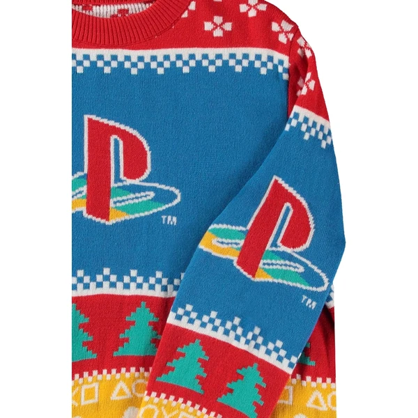 Vánoční svetr PlayStation - Logo XS - Mikiny a svetry - Obrázek MZJI000K01