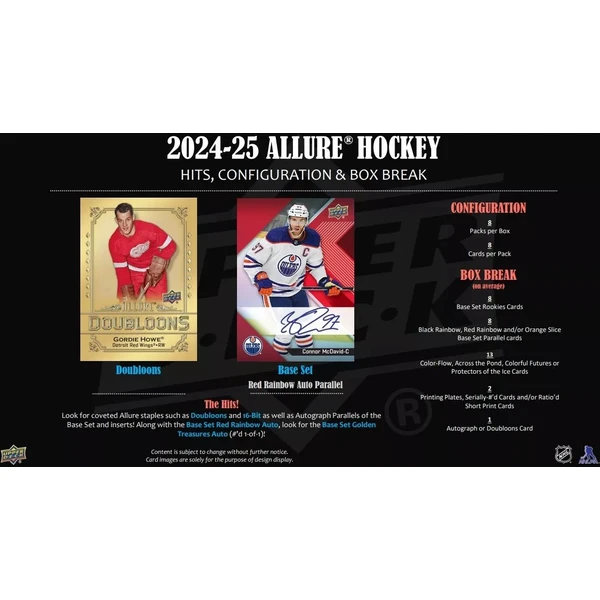 Hokejové karty 2024-25 Upper Deck Allure Hockey Hobby Box - Hokejové karty - Obrázek N08E000L01