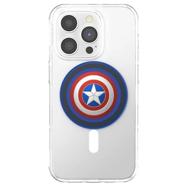 PopSockets PopGrip MagSafe (Round) Marvel - Captain America (MagSafe All) - Držáky - Obrázek N096000J01