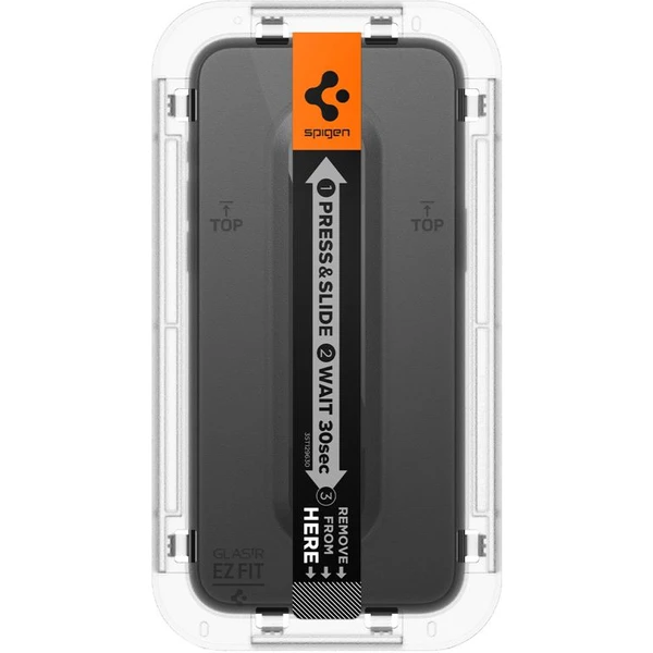 Spigen Glass tR EZ Fit HD tvrzené sklo iPhone 15 Pro černé - Ochranné folie a skla - Obrázek N0W8000601