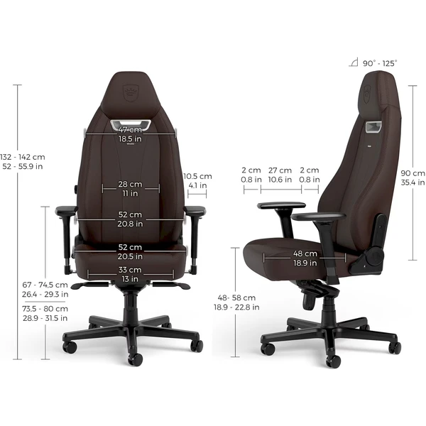 noblechairs LEGEND Java Edition herní židle hnědé - Židle - Obrázek N18A000P01