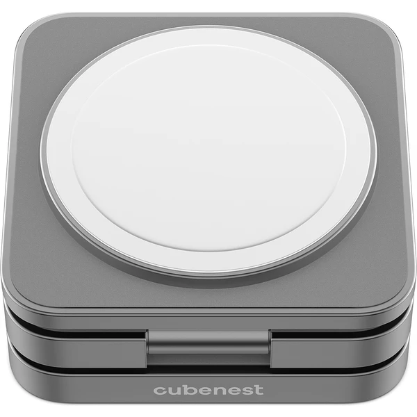 Cubenest S312 Pro 3v1 MagSafe bezdrátová nabíječka šedá - Nabíječky - Obrázek N1J6000601