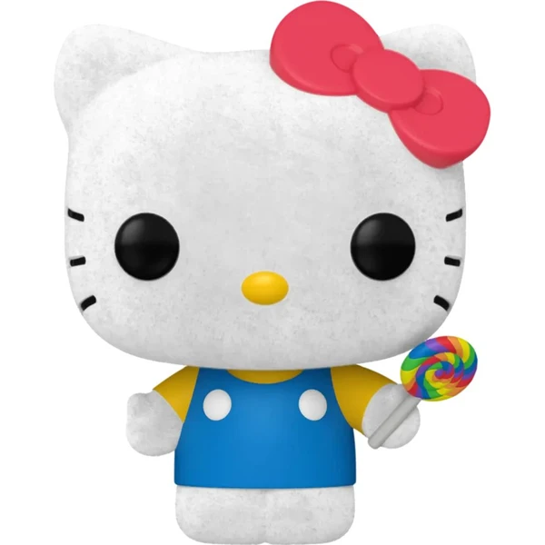 Funko POP! #106 Sanrio: Hello Kitty - Hello Kitty with Lollipop (Flocked) - Funko POP! - Obrázek N1OG000J01