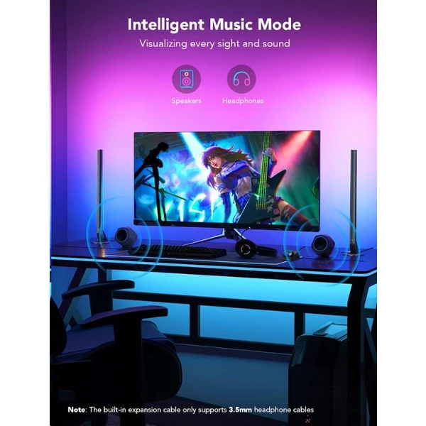 Govee Smart Gaming Light Bars LED Panely + Smart Dual ovladač - Chytrá osvětlení - Obrázek N1S6000L01
