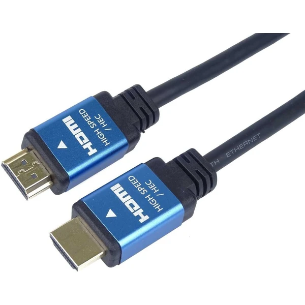 PremiumCord HDMI 2.0b/HDMI 2.0b kabel s ethernetem 4K 0,5m černý - Kabely a redukce - Obrázek N1SU000501
