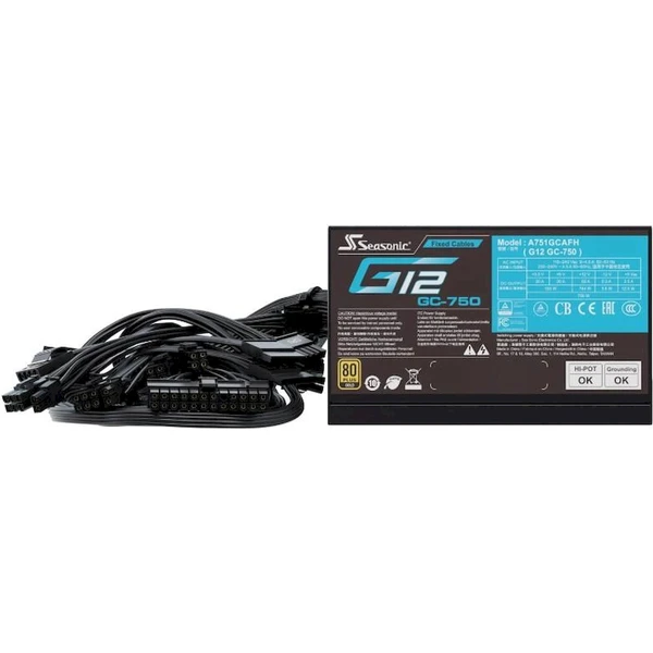 Seasonic G12-GC - 750W - Zdroje - Obrázek N1UB000P01