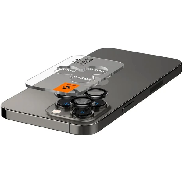 Spigen Glass tR EZ Fit Optik Pro skla iPhone 17-14 Pro/17-14 Pro Max černá (2 ks) - Ochranné folie a skla - Obrázek N219000601