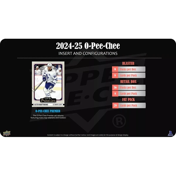 Hokejové karty 2024-25 Upper Deck O-Pee-Chee Hockey Blaster Box - Hokejové karty - Obrázek N23D000O01